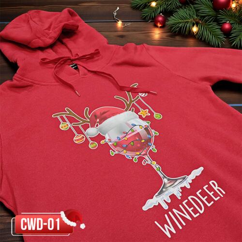WINEDEER, Christmas Couple Hoodie Jacket - CWD-01 Thumbnail