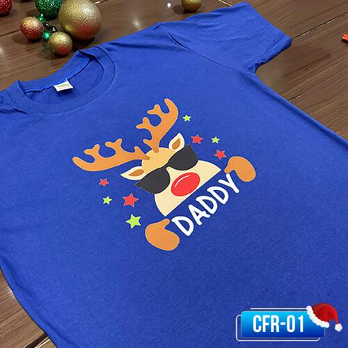 Daddy Deer, Christmas Family Deer, Christmas Family Shirt - CFR-01 Thumbnail