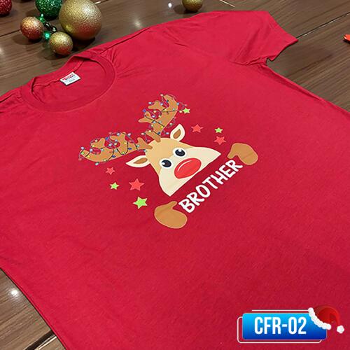 Brother Deer, Christmas Family Deer, Christmas Family Shirt - CFR-02 Thumbnail