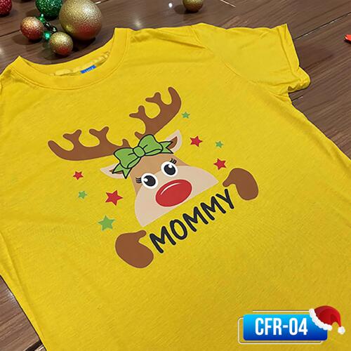 Mommy Deer, Christmas Family Deer, Christmas Family Shirt - CFR-04 Thumbnail