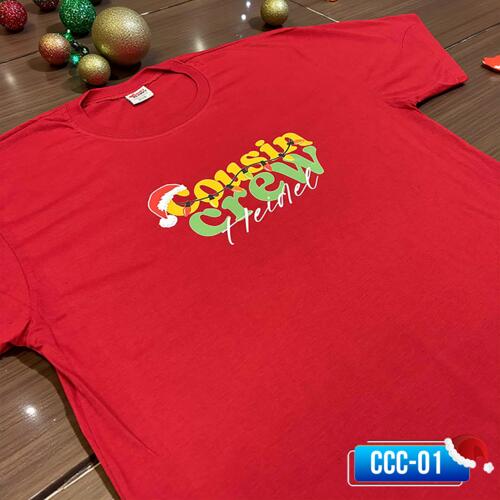 Cousin Crew with Personalized Name, Cousin Christmas Shirt - CCC-01 Thumbnail