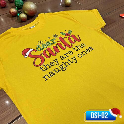 dear Santa, they are the naughty ones, Dear Santa Christmas Shirt - DSI-02 Thumbnail