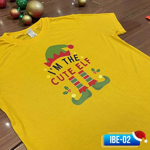 I'm the CUTE ELF, Elf Squad Christmas Shirt - IBE-02 Thumbnail