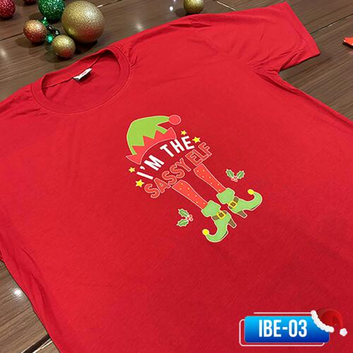 I'm the SASSY ELF, Elf Squad Christmas Shirt - IBE-03 Thumbnail