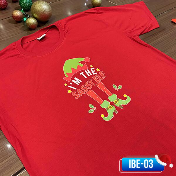 I'm the SASSY ELF, Elf Squad Christmas Shirt - IBE-03 Thumbnail