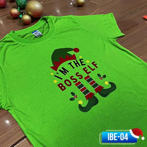 I'm the BOSS ELF, Elf Squad Christmas Shirt - IBE-04 Thumbnail