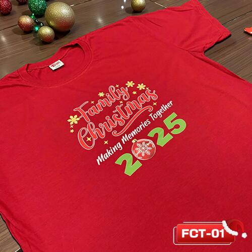 Family Christmas 2025, Making Memories Together, Christmas Family Shirt - FCT-01 Thumbnail