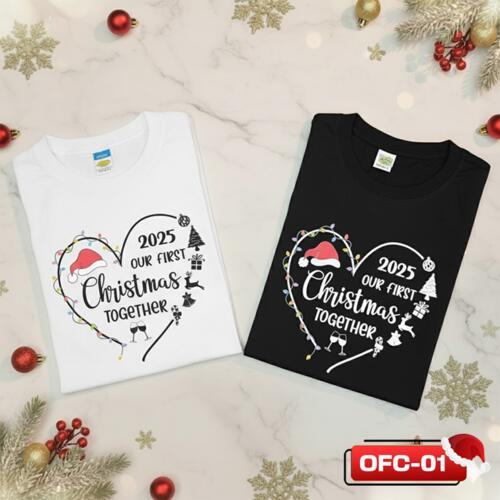 2025, Our First Christmas Together, Couple Shirt for Christmas - OCF-01 Thumbnail