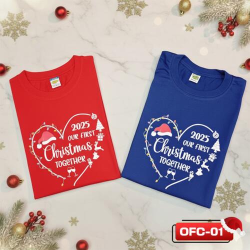 2025, Our First Christmas Together, Couple Shirt for Christmas - OCF-01 Thumbnail