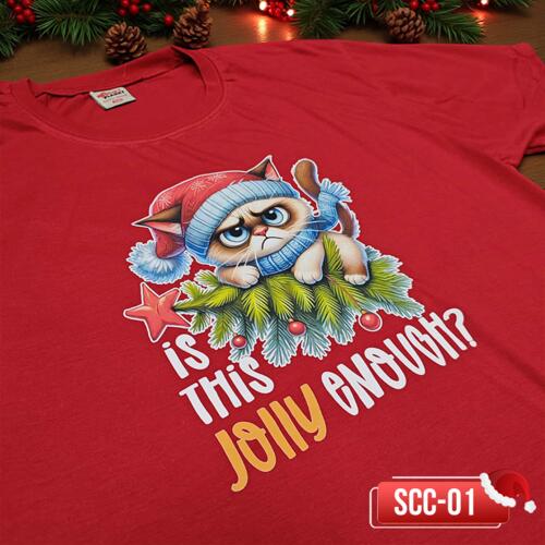 is this Jolly enough ?, Sarcastic Shirt Design for Christmas - SCC-01 Thumbnail