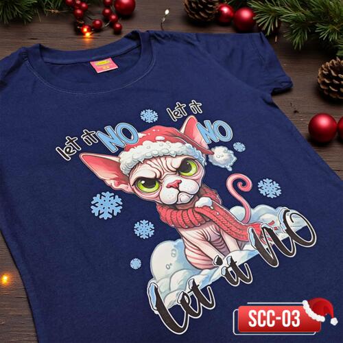 Let it NO, Let it NO, Let it NO, Sarcastic Shirt Design for Christmas - SCC-03 Thumbnail
