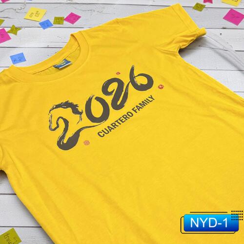 2026 with Personalized Family Name, Year of the Horse, New Year Shirt - NYD-01 Thumbnail