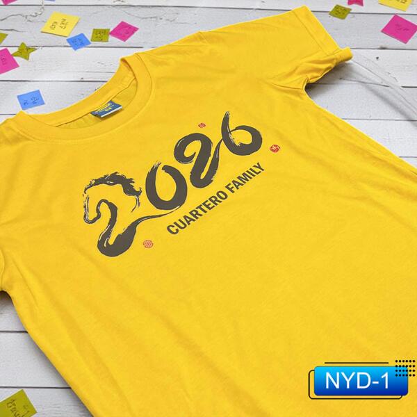 2026 with Personalized Family Name, Year of the Horse, New Year Shirt - NYD-01 Thumbnail