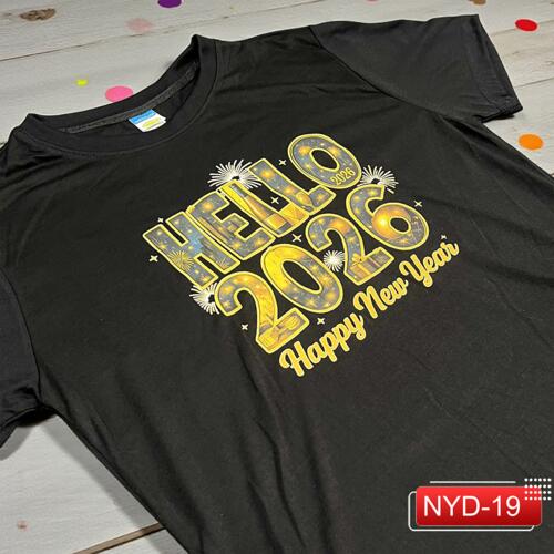 HELLO 2026, Happy New Year, New Year Shirt 2026 - NYD-19 Thumbnail