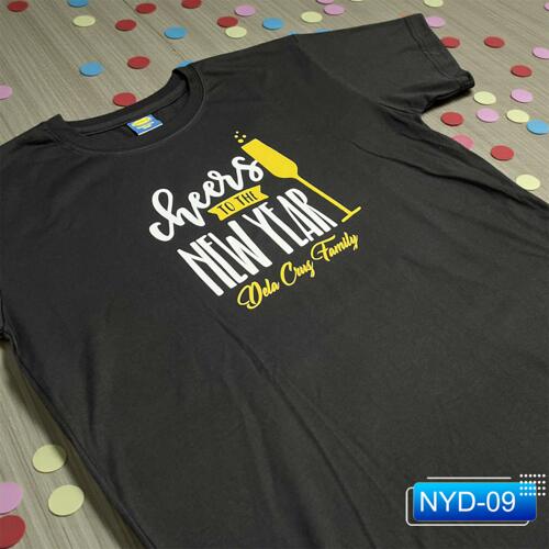 Cheers to the NEW YEAR, New Year Shirt with Personalized Family Name - NYD-09 Thumbnail