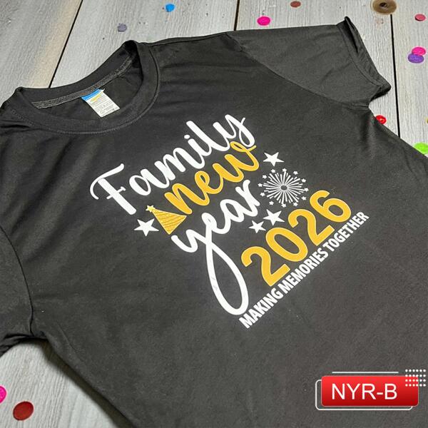 Family new year 2026, Making Memories Together, New Year Shirt 2026 - NYR-B Thumbnail