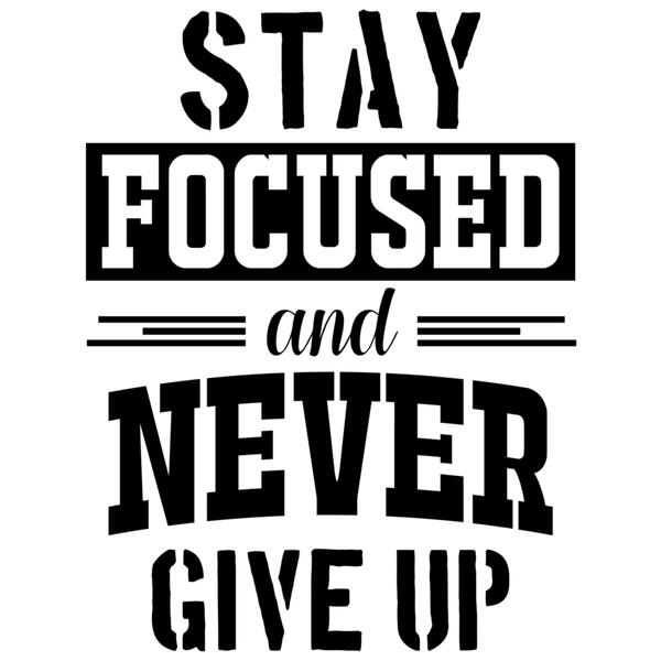 Stay Focused and Never Give Up Thumbnail