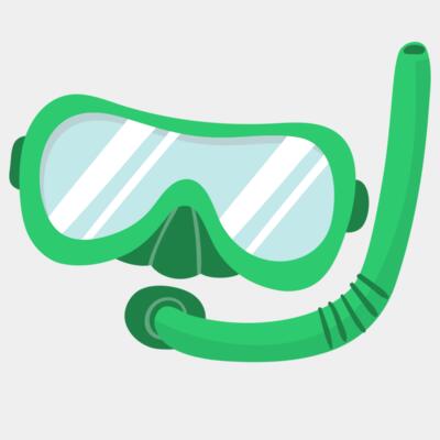 Summer Sticker - Snorkel - VSS6 Thumbnail