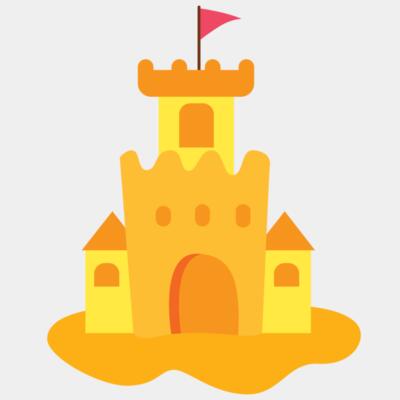 Summer Sticker - Sand Castle - VSS11 Thumbnail