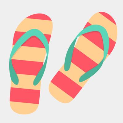 Summer Sticker - Flip Flops - VSS17 Thumbnail