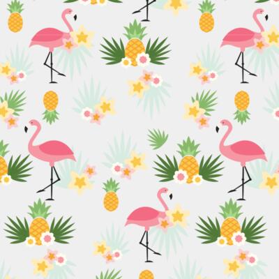 Summer Background Pattern - Pink Flamingo - VSP10 Thumbnail