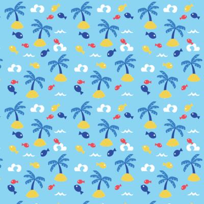 Summer Background Pattern - Coconut Trees - VSP12 Thumbnail