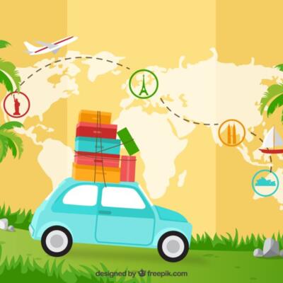 Summer Background Pattern - Travel Goals 01 - VSP15 Thumbnail