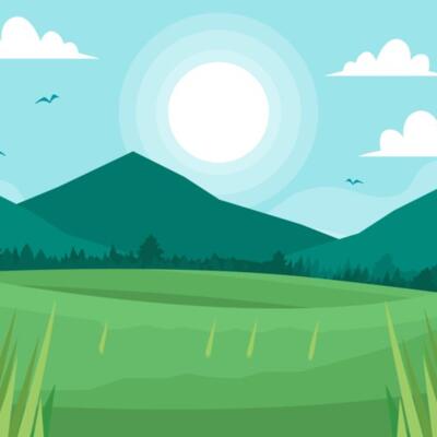 Summer Background Pattern - Plains & Mountains 01 - VSP16 Thumbnail