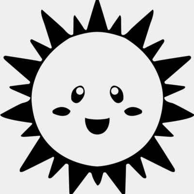 Summer Icon - Smiling Sun - S03 Thumbnail
