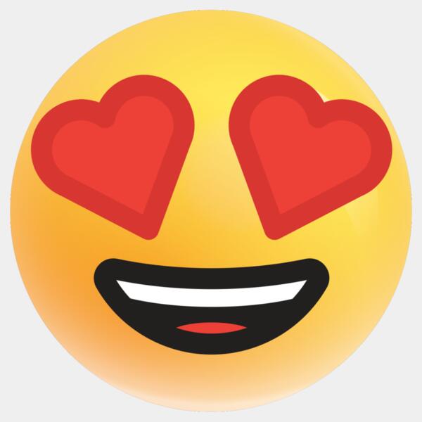 Emote, Smiling Face with Heart Eyes 3D Emoji, Popular Designs, Emoji - EMJ 132 Thumbnail
