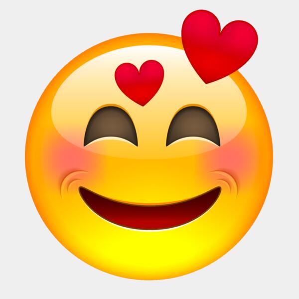 Emote, Smiling with Heart 3D Emoji, Popular Designs, Emoji - EMJ 95 Thumbnail