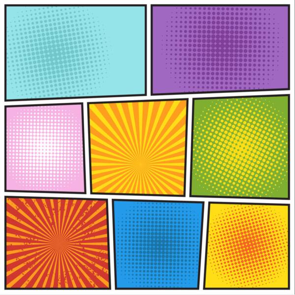 Bg  Comics Style 2  Background Designs with Frame  Kids Boy Background Background  KBB 2 Thumbnail