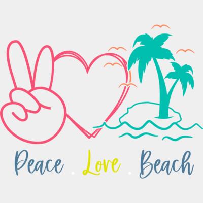Peace, Love, Beach, Summer - SUM-010 Thumbnail