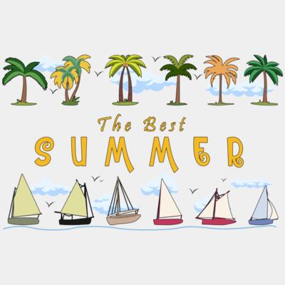 The Best Summer, Summer, Travel, Beach - D041-24 Thumbnail