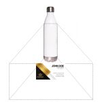 17oz Stainless Steel Cola Bottle (White) Thumbnail