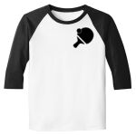 Raglan 3/4 Roundneck Shirt (White Body) Thumbnail