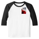 Raglan 3/4 Roundneck Shirt (White Body) Thumbnail