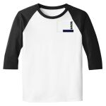 Raglan 3/4 Roundneck Shirt (White Body) Thumbnail