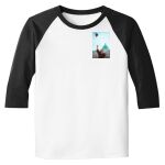Raglan 3/4 Roundneck Shirt (White Body) Thumbnail