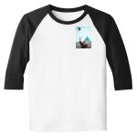 Raglan 3/4 Roundneck Shirt (White Body) Thumbnail