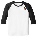 Raglan 3/4 Roundneck Shirt (White Body) Thumbnail