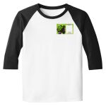 Raglan 3/4 Roundneck Shirt (White Body) Thumbnail