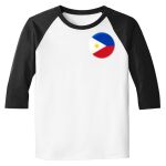 Raglan 3/4 Roundneck Shirt (White Body) Thumbnail