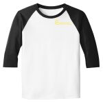 Raglan 3/4 Roundneck Shirt (White Body) Thumbnail