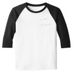 Raglan 3/4 Roundneck Shirt (White Body) Thumbnail