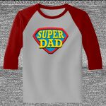 Raglan 3/4 Roundneck Shirt (Gray Body) Thumbnail