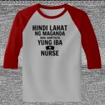 Raglan 3/4 Roundneck Shirt (Gray Body) Thumbnail