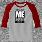 Raglan 3/4 Roundneck Shirt (Gray Body) Thumbnail