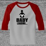 Raglan 3/4 Roundneck Shirt (Gray Body) Thumbnail