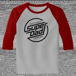 Raglan 3/4 Roundneck Shirt (Gray Body) Thumbnail